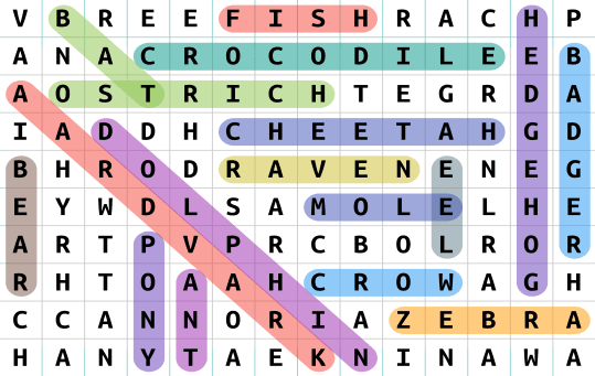 Word Search game banner